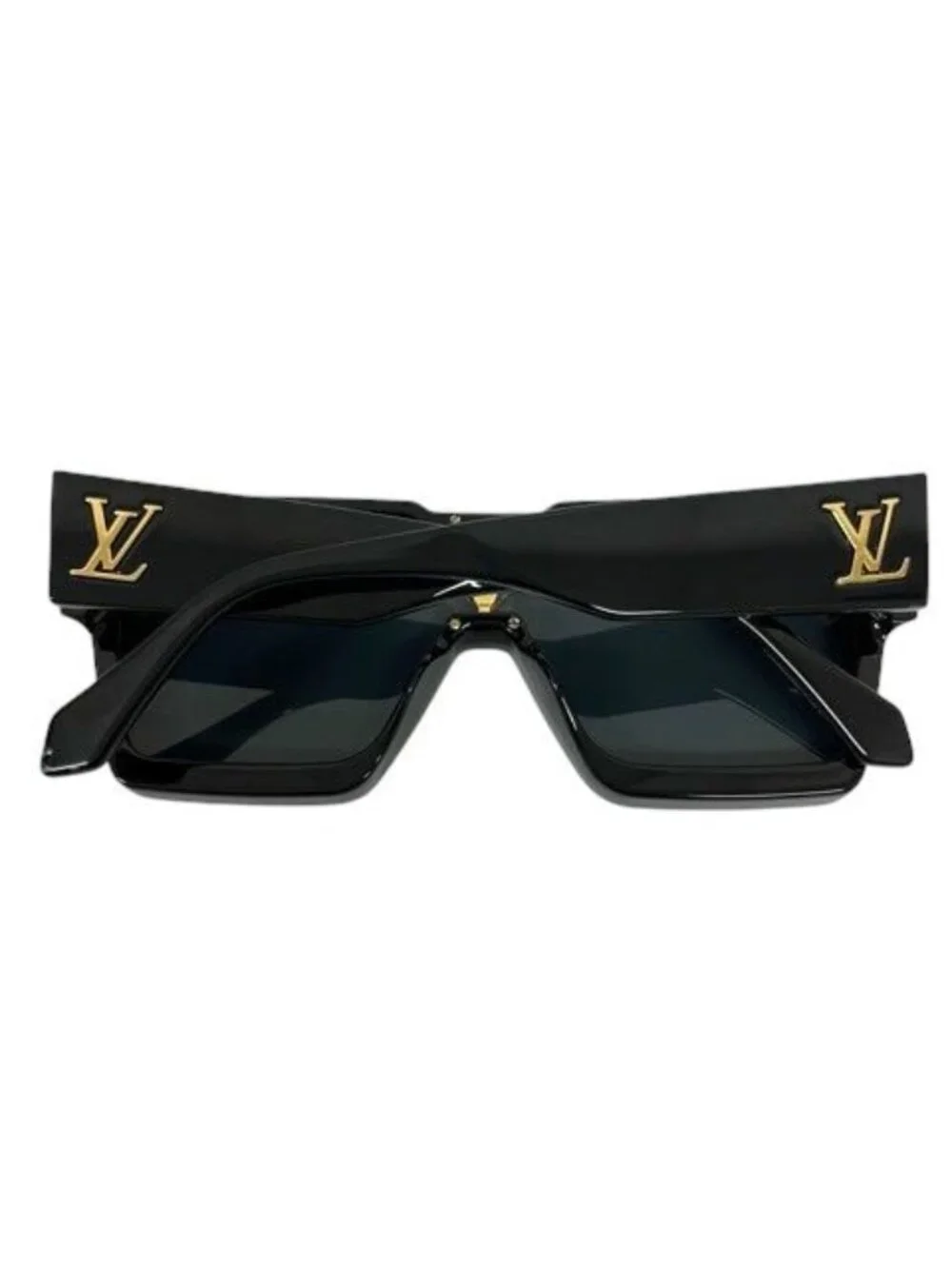Louis Vuitton Sunglasses Eyewear Cyclone Monogram Flower Swarovski Black